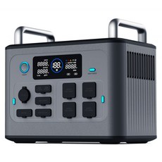 PHILIPS 飛利浦 1500W 新世代旗艦級行動儲能電源, 灰色, DLP9086CB