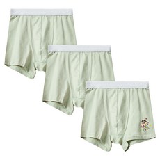 ONEDER 旺達棉品 莫代爾男童四角褲3件組 蠟筆小新