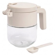 HOLA 和樂家居 倒灑兩用密封調味罐 附湯匙, 1個, 300ml