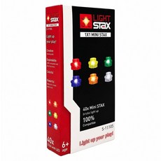 LIGHT STAX S-11105 6色小顆粒補充包 1 x 1 40顆 未含充電底座, 1套