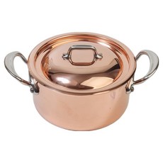 Mauviel1830 電磁爐 M'6S 銅製燉鍋, 銅, 不鏽鋼, 1個, 16cm