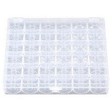 모던모어 가정용 미싱 보빈 북알 36칸 케이스, 투명, 1개
