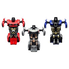 Toy&Toy 一鍵變形車 3件套組, 混色, 1套