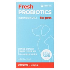 바프독 강아지 프레쉬 프로바이오틱스 유산균 30p, 60g, 1개, 장건강/유산균 60g, 1개, 장건강/유산균