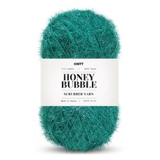 니뜨 허니버블 날개사 수세미실 80g, 26 터키블루, 1개