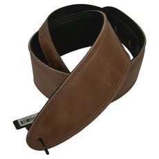 LM Products 奢華皮革經典吉他背帶 Tan E-H25, 1個