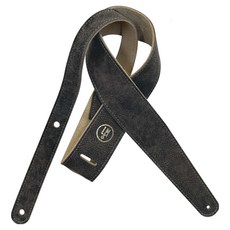 LM Products 砂岩皮革吉他背帶 Black LS-2304SS, 1個