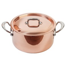 Mauviel1830 電磁爐 M'150 S 銅製醬汁鍋, 銅, 不鏽鋼, 1個, 20cm