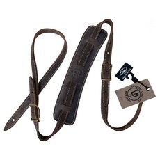 LM Products 復古肩墊吉他背帶 Charcoal VPD-C, 1個
