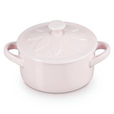 LE CREUSET 向日葵迷你圓烤盅 雪紡粉, 1個, 10cm