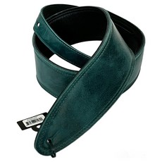 LM Products 奢華皮革經典吉他背帶 Teal E-H25, 1個