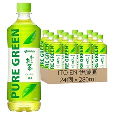 ITO EN 伊藤園 PURE綠茶, 24個, 600ml