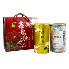 龍源茶品 鑫龍源 茶葉禮盒, 1套, 醇韻梨山烏龍 + 有機烏龍