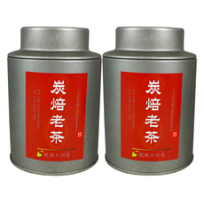 龍源茶品 鑫龍源 二十年典藏茶灶炭焙老茶烏龍茶葉, 50g, 1套, 2個裝