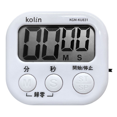Kolin 歌林 超大螢幕計時器, 白色, 1個