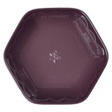 LE CREUSET 雪藏時光系列 六角深盤, 無花果, 1個