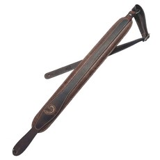 LM Products 高級貝斯吉他背帶 Brown E-XCLEF SLIM, 1個