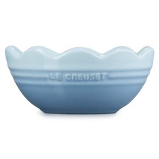 LE CREUSET 蕾絲花型碗, 海岸藍, 1個