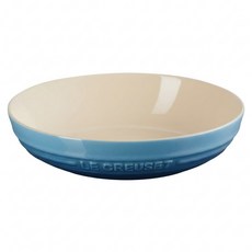 LE CREUSET 瓷器深圓盤, 水手藍, 1個