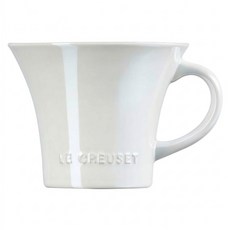LE CREUSET 珠光薔薇英式午茶杯 280ml, 珠光白, 1個