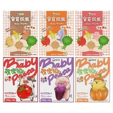 飯友 6in1寶寶燉飯 + 寶寶麵, 150g, 1套, 洋芋牛肉飯 + 粉醬鮭魚飯 + 紅醬豬肉飯 + 芹香番茄牛麵 + 蘋香紫薯豬麵 + 奶香南瓜雞麵
