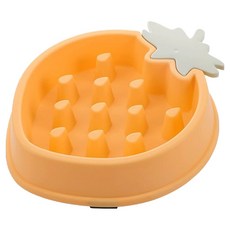 Pick&Pet 狗狗慢食水果造型餐具 草莓, 黃色, 1個