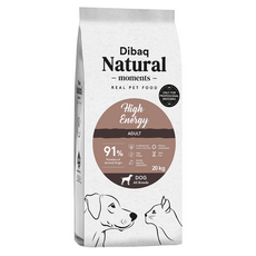 DIBAQ 迪貝可 自然嗑犬糧 高熱量配, 20kg, 1個, 雞肉 + 火雞肉