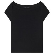 MIXXO 女款船型領包袖短袖T恤