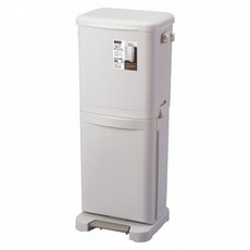 ASVEL 分類垃圾桶 40L, 白色