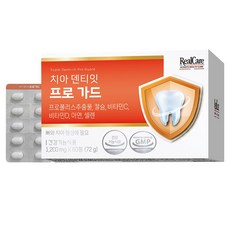 리얼케어 치아 덴티잇 프로 가드 72g, 1개, 60정