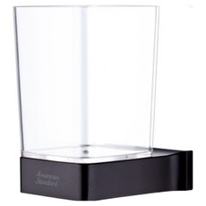 American Standard Cube P 配件杯 + 杯架組 FH0600-5EAK440AY, 霧面黑, 1套