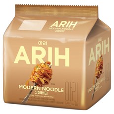아리 모던누들 간장버터 135g, 4개