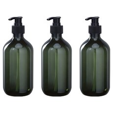 KHOOMIE 浴室 廚房 洗衣 洗潔精 按壓瓶 500ml 6W0294, 綠色, 3個
