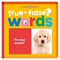 Words (True or False?) : Fun First Learning Through Silly Trivia!, 보드북