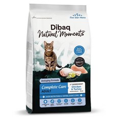Dibaq Natural moments 5星級系列 成貓用乾飼料, 1.5kg, 1個, 雞肉+火雞