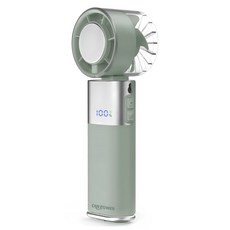 CAN POWER 防爆半導體製冷小風扇 固態電池4000mAh, 雲霧綠, CP-F06