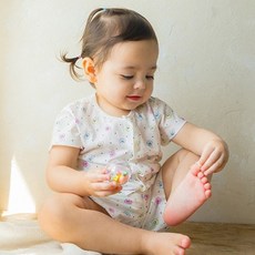 아이러브제이 유아용 멜멜 면 토끼 상하의 세트