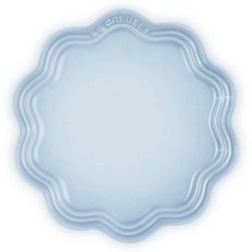 LE CREUSET 蕾絲花邊盤, 海岸藍, 1個