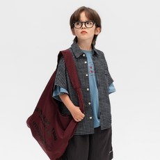 Boy Tive Pinel格紋襯衫 V1365