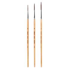 Herend 長細毛筆單支 LS-3900 3件套組, 1套, 2號, 3號, 4號