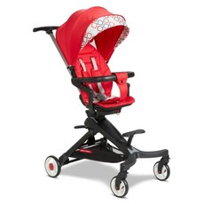 RADIO FLYER 德爾塔雙向摺疊嬰兒手推車, 方磚紅
