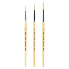 Herend 描繪留白膠畫筆 S-3300 3件套組, 1套, 3號, 4號, 5號