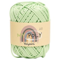 삼남뜨개실 가방 소품 두꺼운 마이 폴리실 120g, 10 메로나, 1개