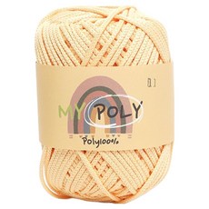 삼남뜨개실 가방 소품 두꺼운 마이 폴리실 120g, 11 망고, 1개