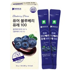 네이처드림 퓨어 블루베리 퓨레 100 14p, 280g, 1개