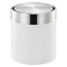 EKO 方迪垃圾桶 不鏽鋼 1.5L, 白色