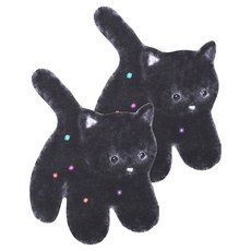 대시앤도트 포실 모양 엽서 04 포실한 고양이, 혼합색상, 2개