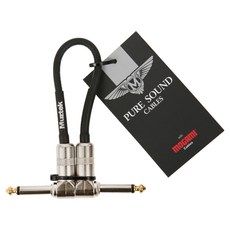 뮤즈텍 퓨어사운드 모가미 2319 패치 케이블 숏 레귤러 앵글형 타입 PSR-20, 1개