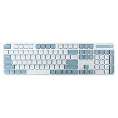 큐센 저소음 무선 키보드 + 키스킨 세트, 슈팅스타, K7314, 제조사축