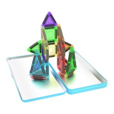 PicassoTILES 畢卡索 建築系列 奈米磁性拼接積木組 PN11 26片, 混和顏色, 1套
